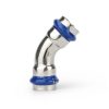 Угольник Varmega Inox Press 45 двухраструбный