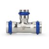 Тройник раструбный Varmega Inox Press переходной